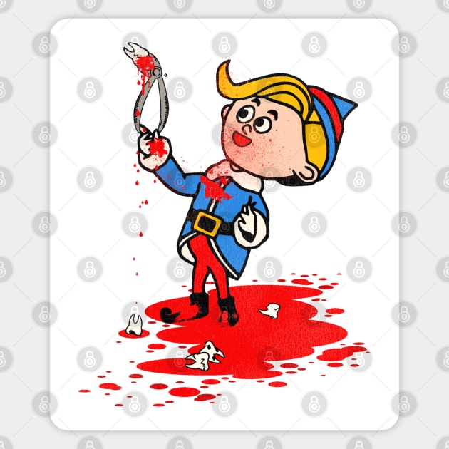 Hermey the Elf Tooth Extraction Specialist Magnet by darklordpug